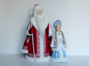 Куклы Дед Мороз и Снегурочка