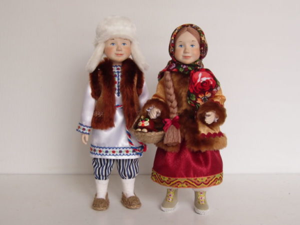 Куклы Васенька и Дашенька