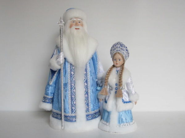 Куклы Дед Мороз и Юная Снегурочка