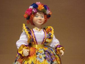 Кукла на чайник Подсолнухи