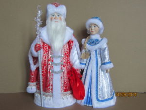 Куклы Дед Мороз и Снегурочка 2