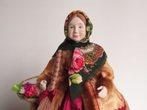 Кукла на чайник Дуняша
