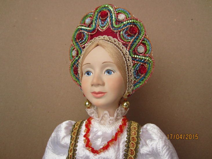 Интерьерная кукла Варвара-краса.