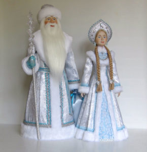 Кукла Дед Мороз Праздничный 60 см
