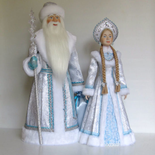 Кукла Дед Мороз Праздничный 60 см