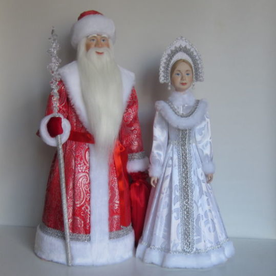 Кукла Дед Мороз праздничный 60 см